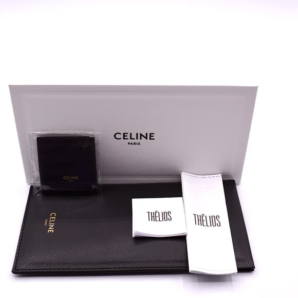 NEW CELINE PARIS CL40029I 54N RUBY RED GREY LENS AUTHENTIC SUNGLASSES - Picture 14 of 14